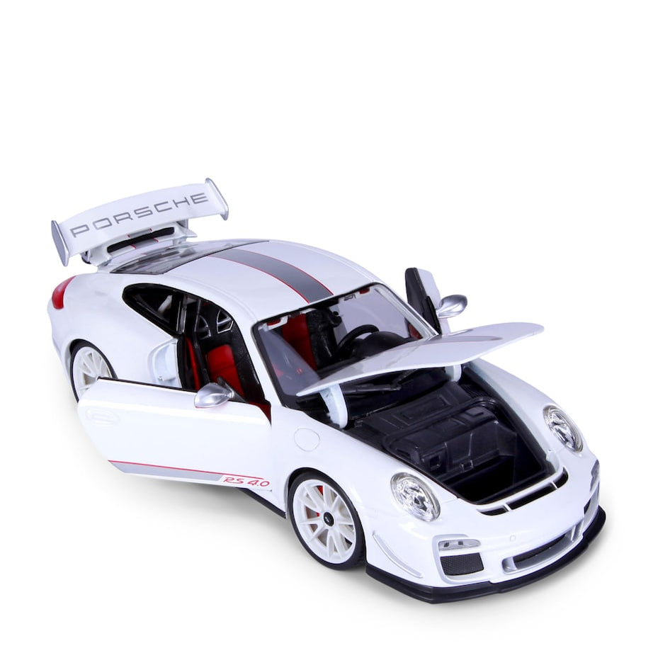 Bburago Porsche GT3 RS 4.0 White 1:18 Model