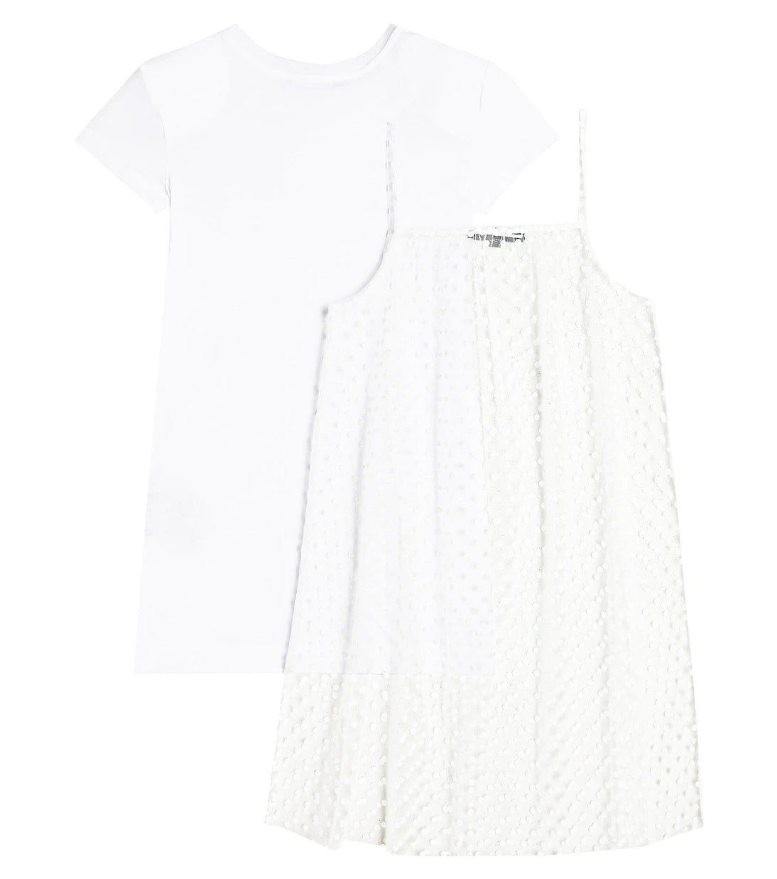 Balmain Kids - Polka-dot cotton jersey dress