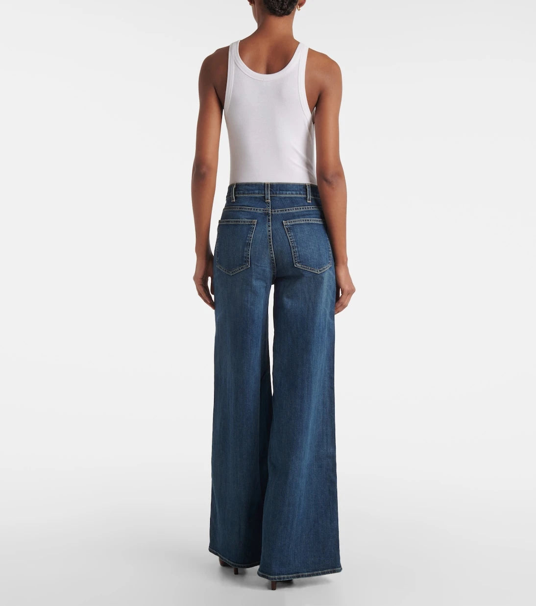 Nili Lotan - Rolland mid-rise wide-leg jeans