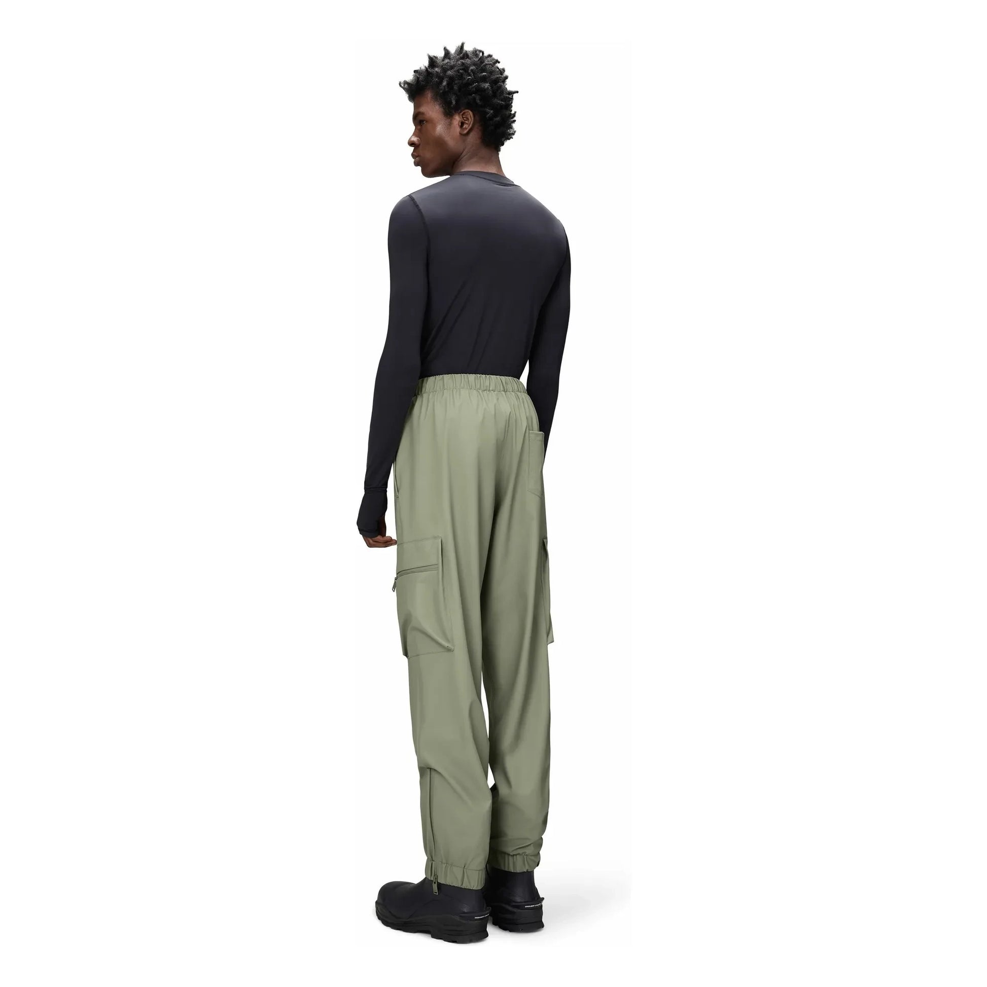 Rains - Waterproof Cargo Pants Regular W3 | Light khaki