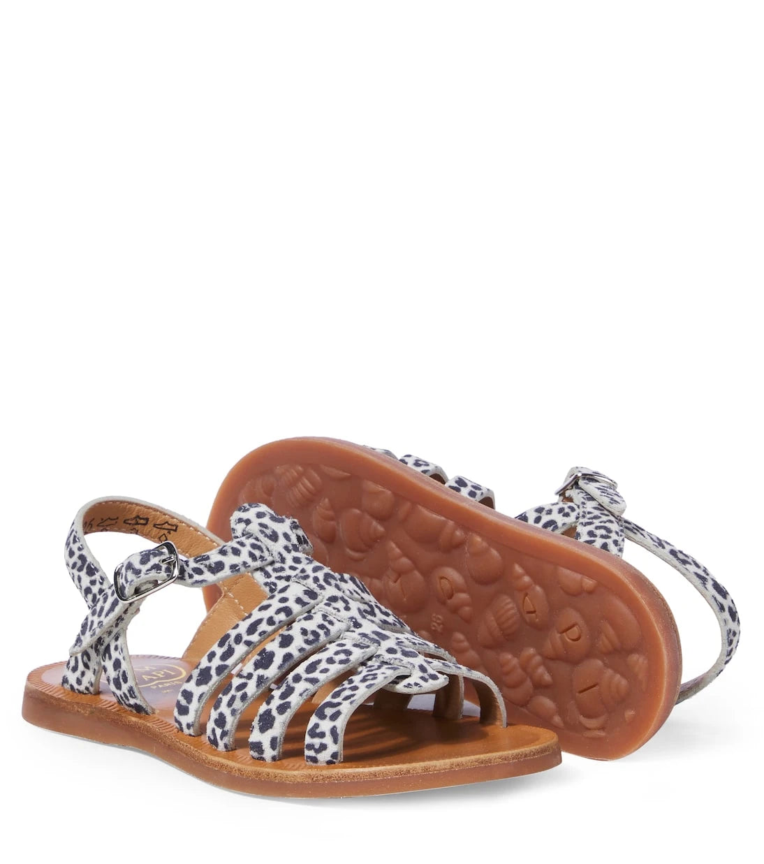 Pom d'Api - Plagette leopard-print leather sandals