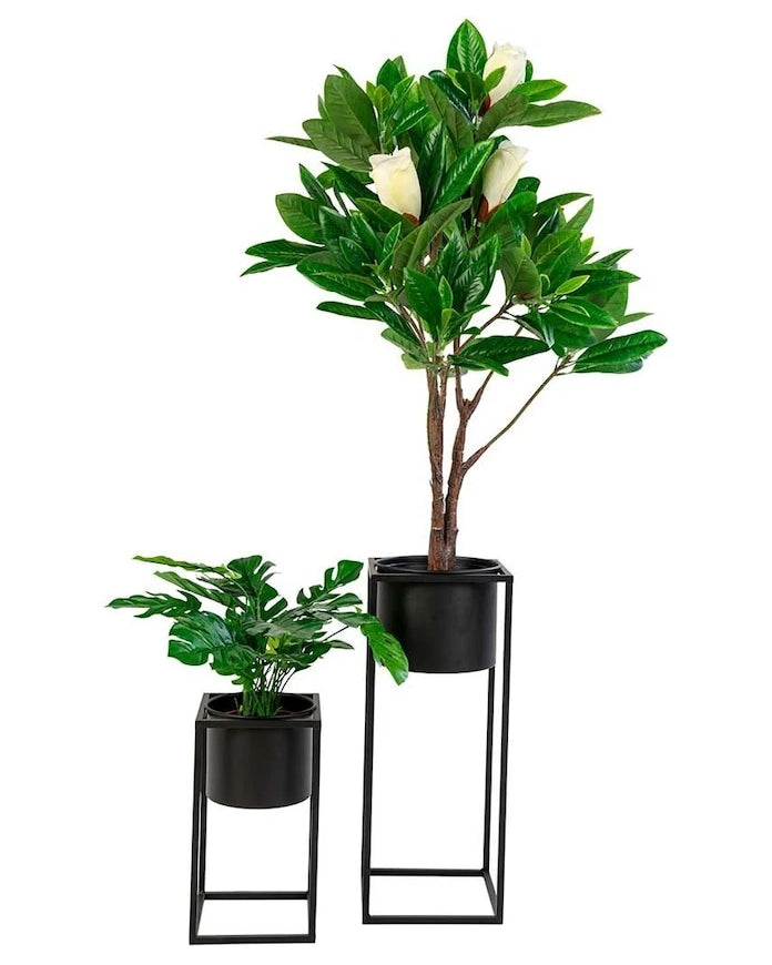 House Nordic Marla Izgaralı Saksı Seti 17 x 31 / 19,5 x 50,5 cm (2 Parça)