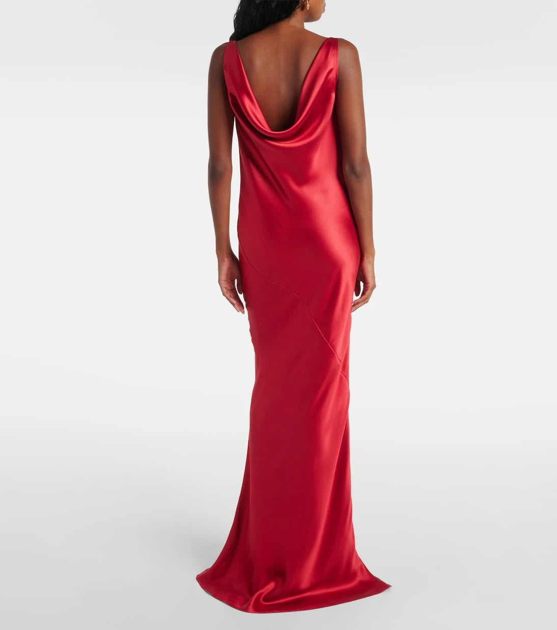 Versace - Silk satin gown