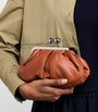 Weekend Max Mara Red Small Leather Pasticcino Clutch Bag