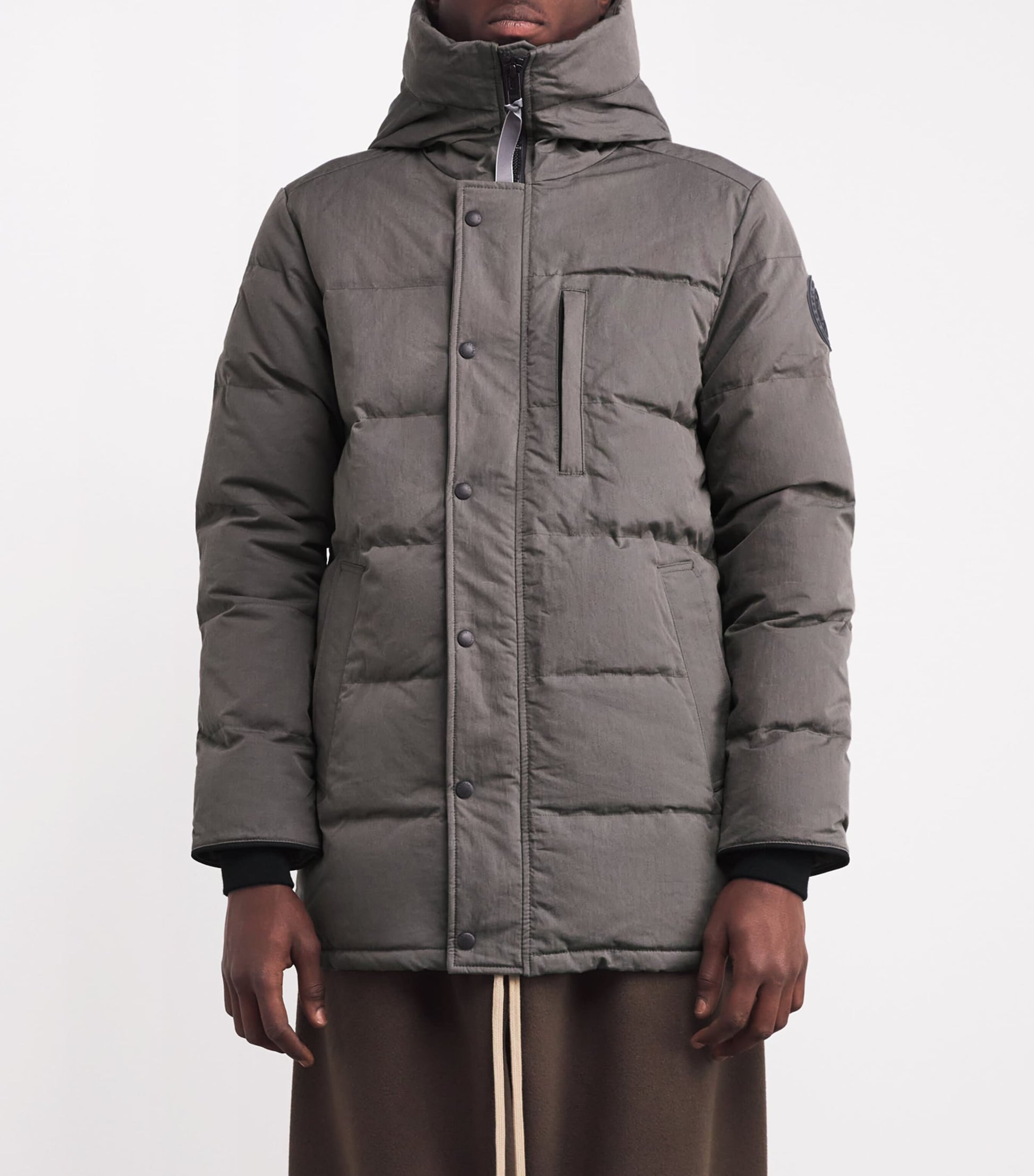 Canada Goose Grey Padded Carson Parka Jacket