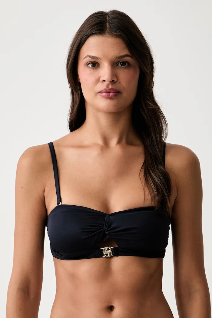 BOSS kadın bandeau çift katlı mayo üstü