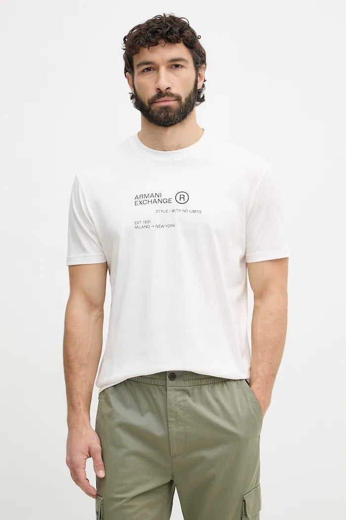 Armani Exchange erkek pamuklu tişört