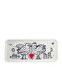 L'Archipel Sentimental Serving Tray WHITE, BLUE