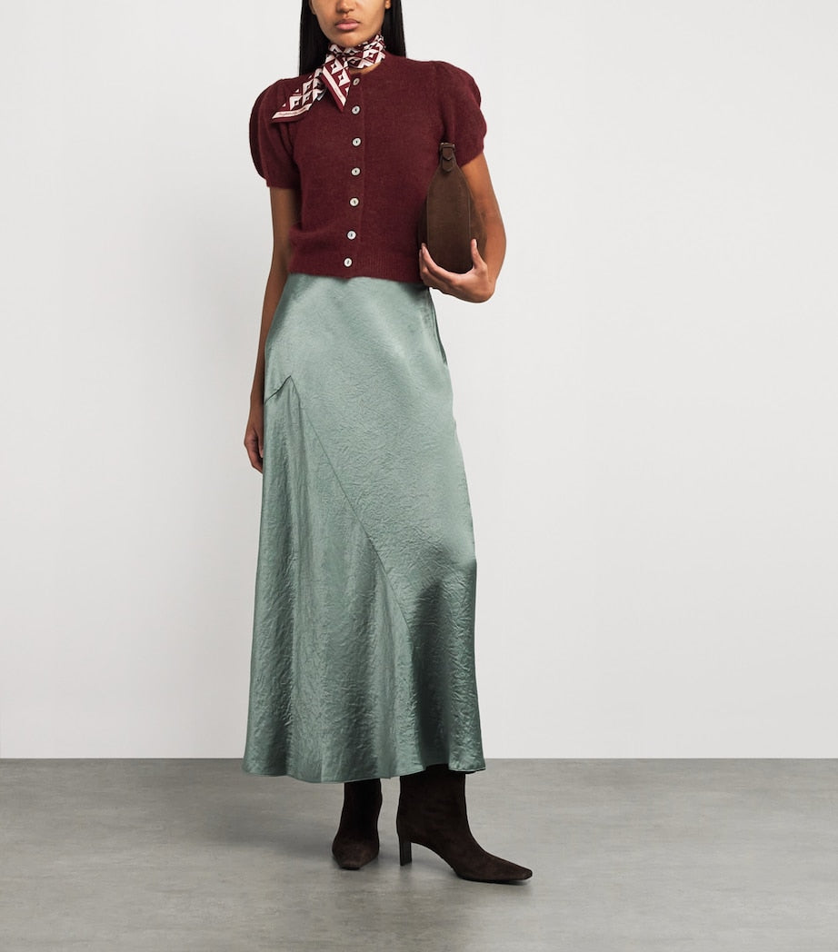 Dôen Burgundy Anisa Cardigan