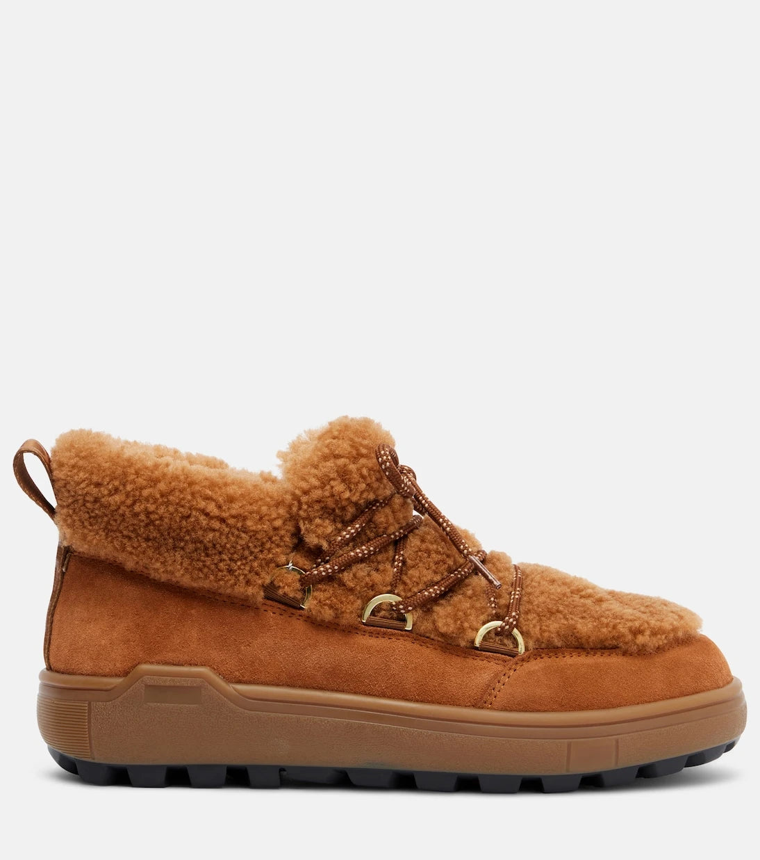 Bogner - Chamonix shearling-trimmed suede ankle boots