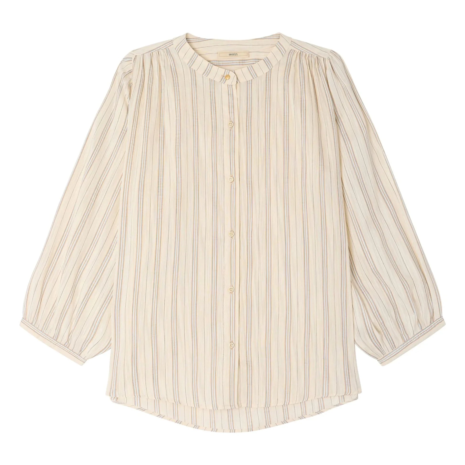 Sessùn - Blouse A View Stripes | Light blue