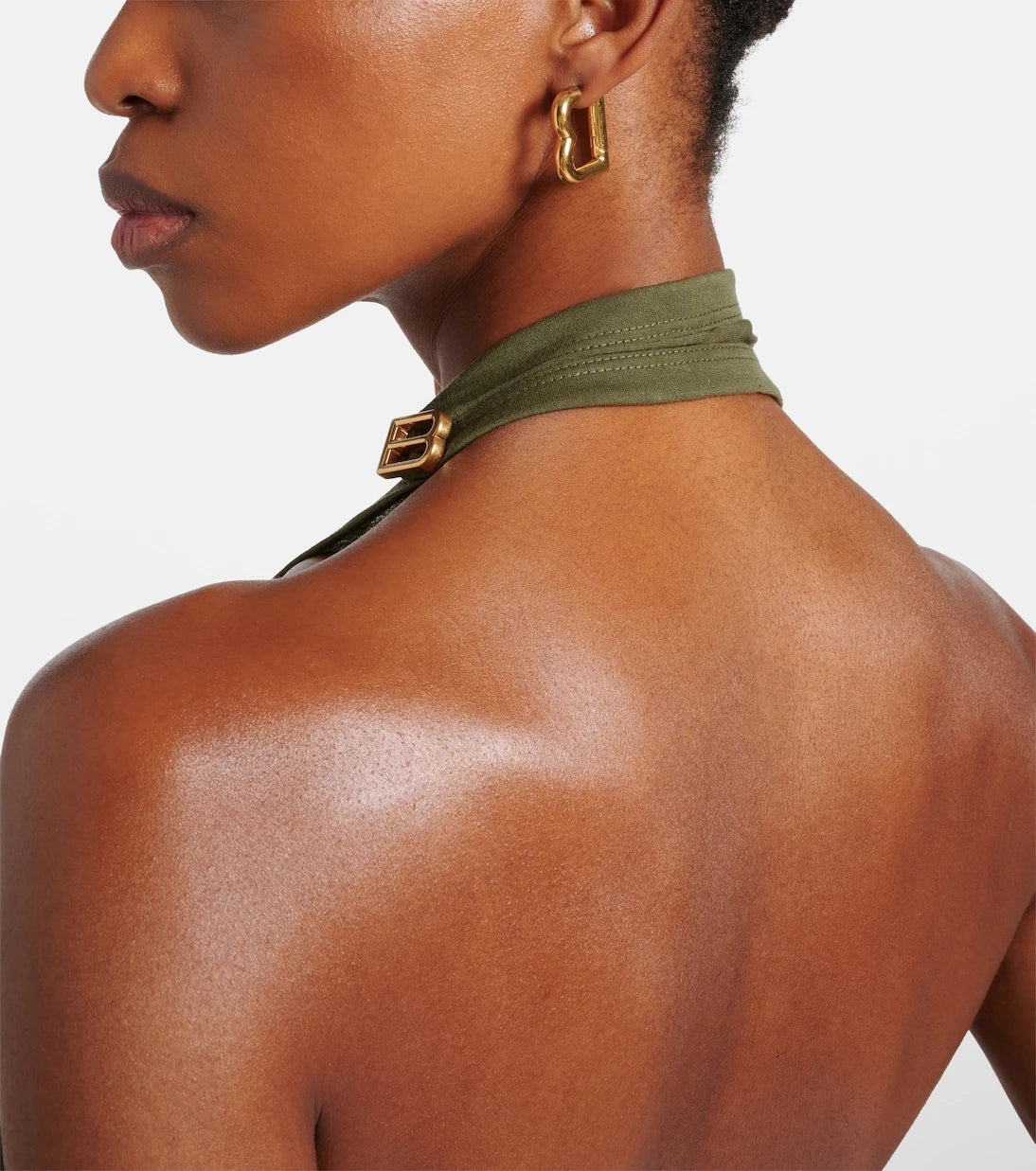 Balenciaga - Eisa B hoop earrings