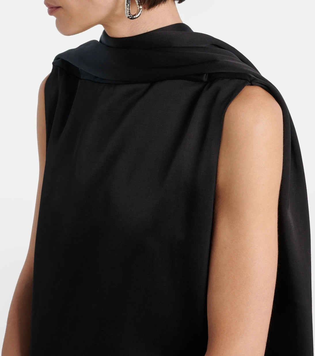 Toteme - Cocoon deconstructed satin minidress