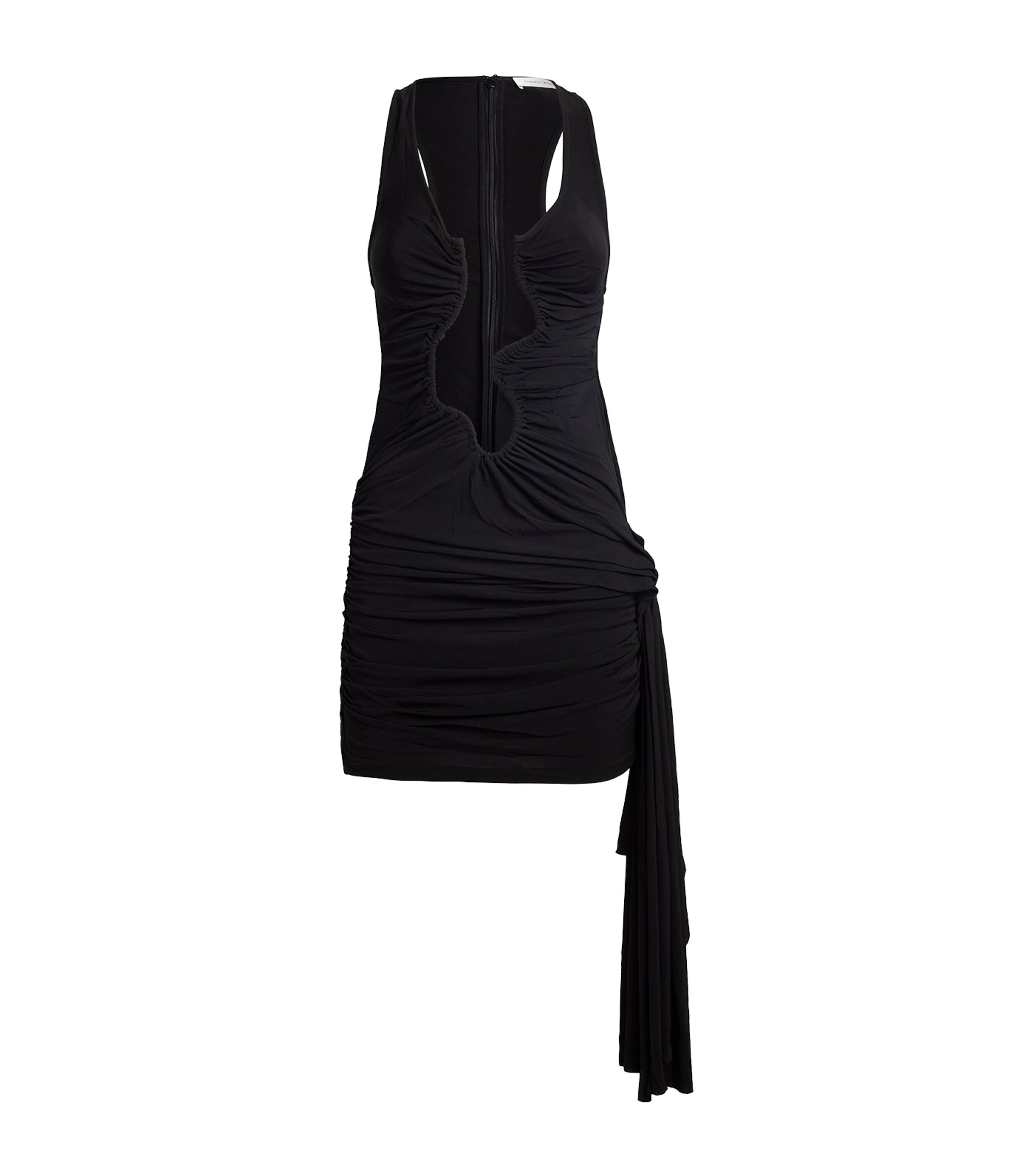 Christopher Esber Black Cut-Out Wave Mini Dress
