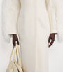Virgin Wool Boa Coat 110 OFF-WHITE