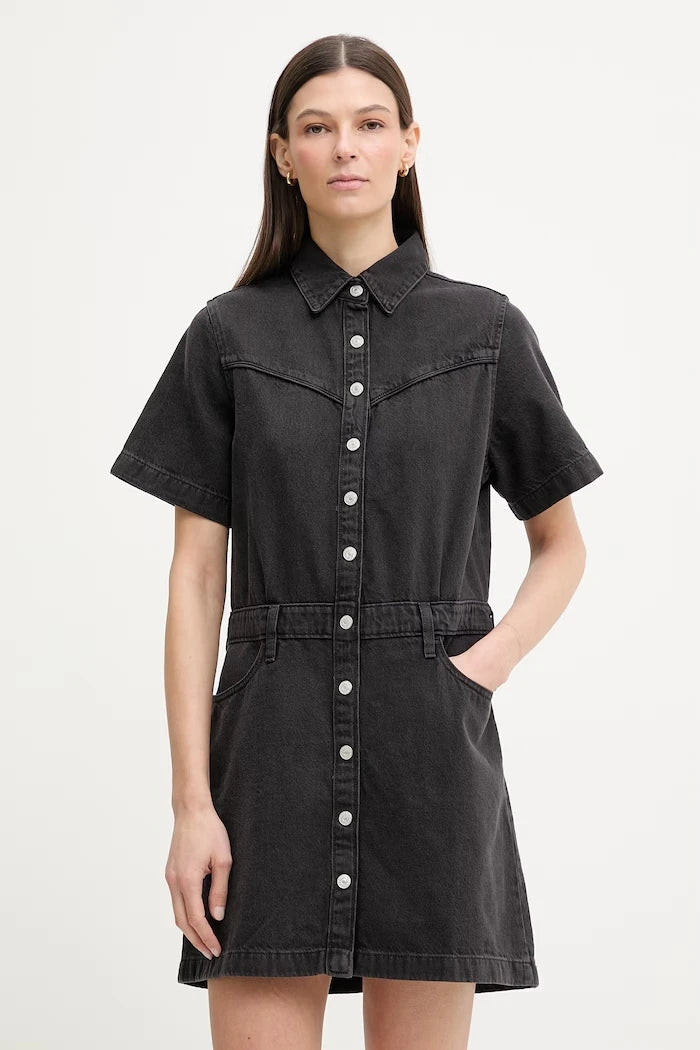 Levi's рокля от деним SS LOGAN WESTERN