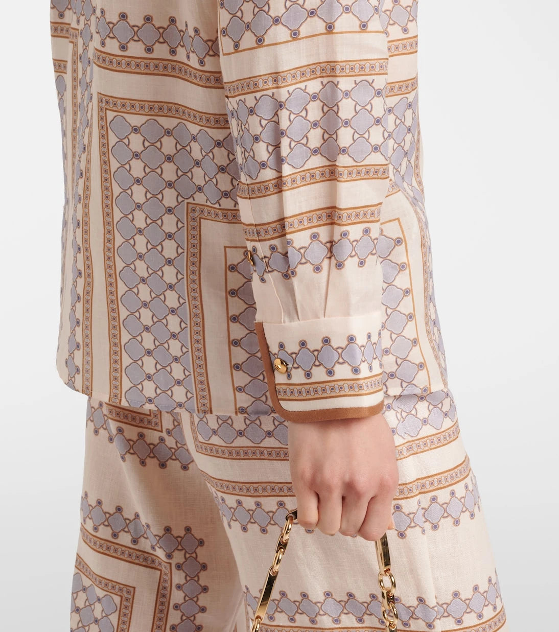 Zimmermann - Printed ramie shirt