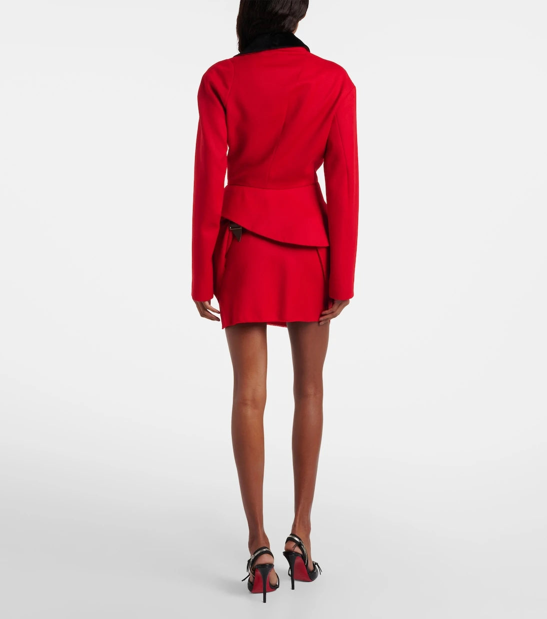 Vivienne Westwood - Mini Frame wool miniskirt