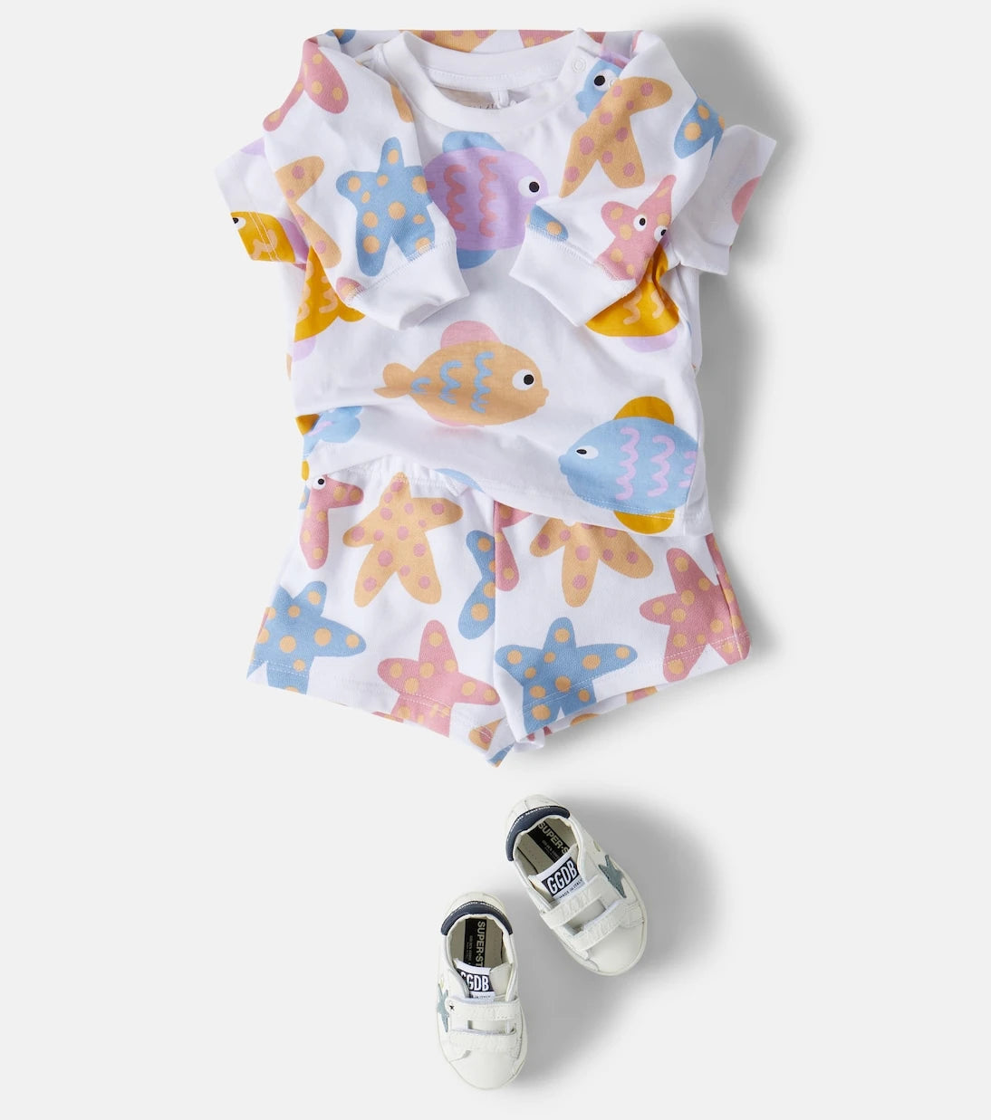Stella McCartney Kids - سويت شيرت أطفال من جيرسيه القطن المطبوع