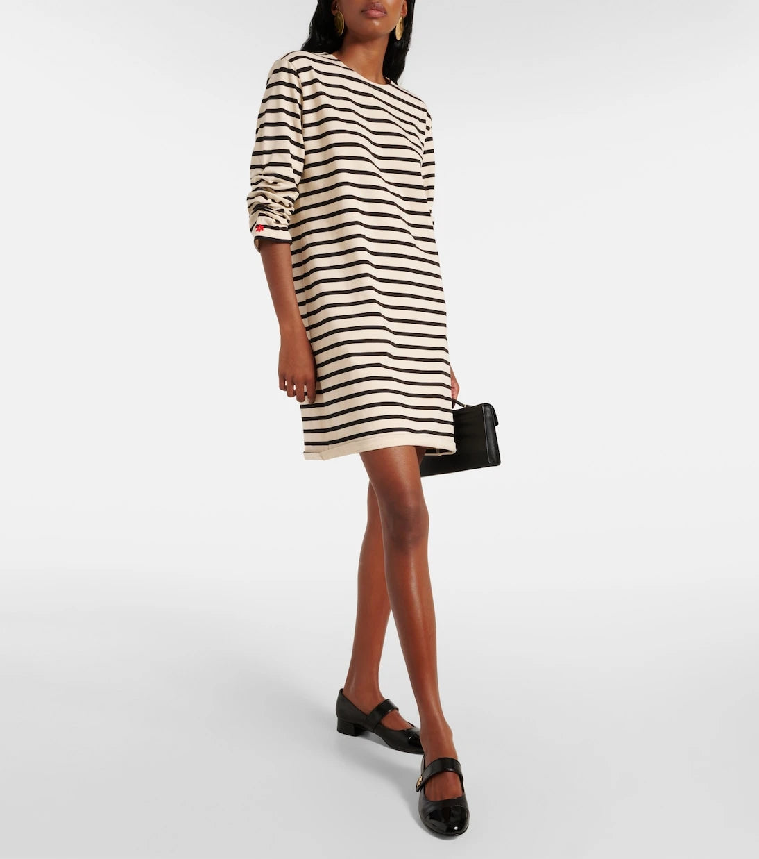 Tory Burch - Striped cotton minidress