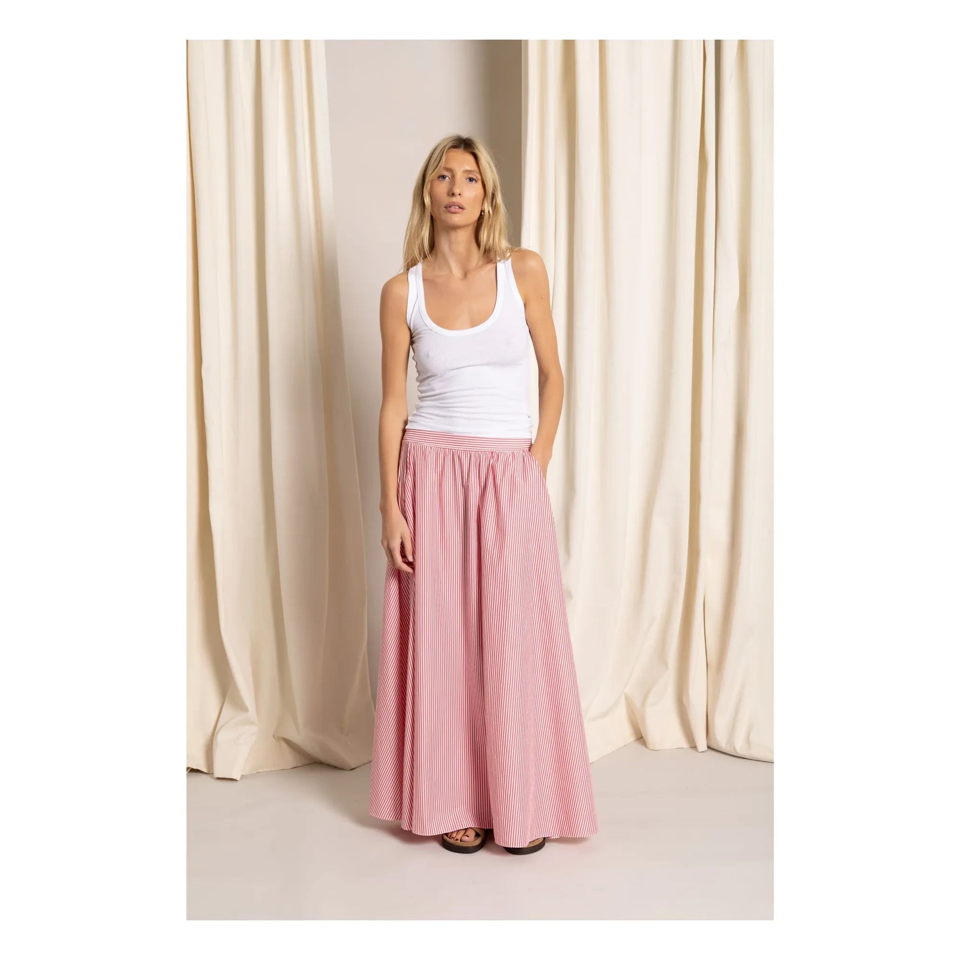 Smallable Woman - Bettina Flared Skirt | Cherry red