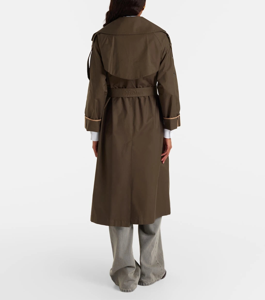 Max Mara - The Cube cotton-blend twill trench coat