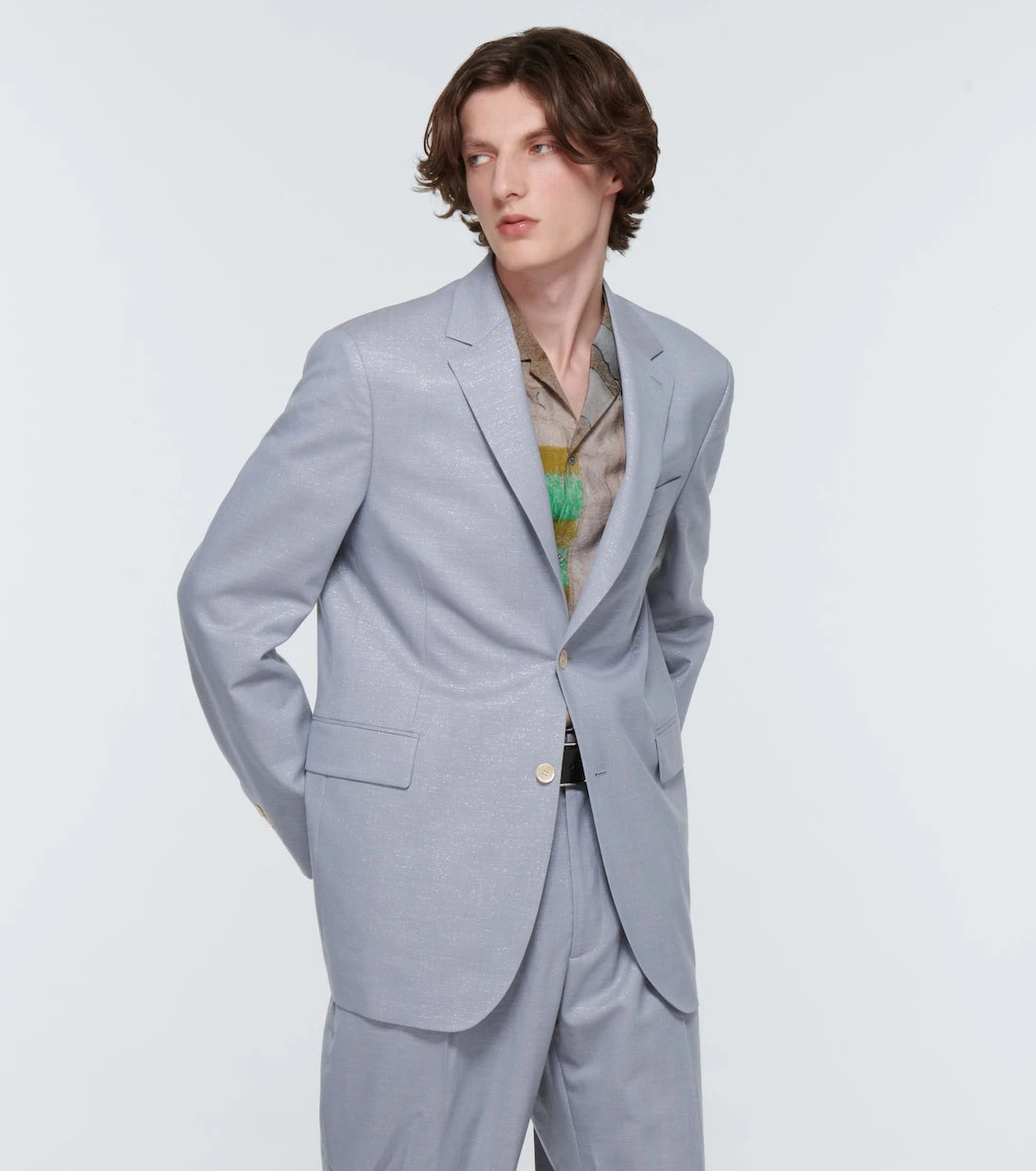 Acne Studios - Tek sıra düğmeli yünlü blazer
