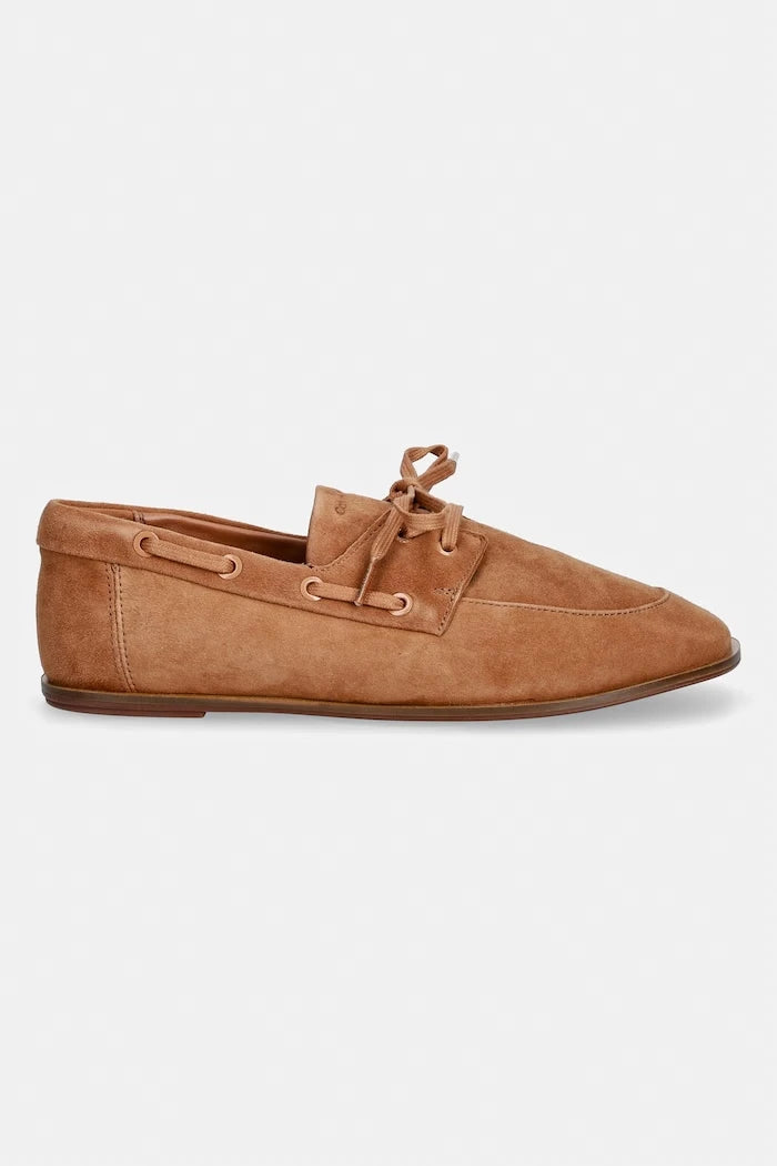 Calvin Klein kadın süet mokasen ESS BOATSHOE SUEDE