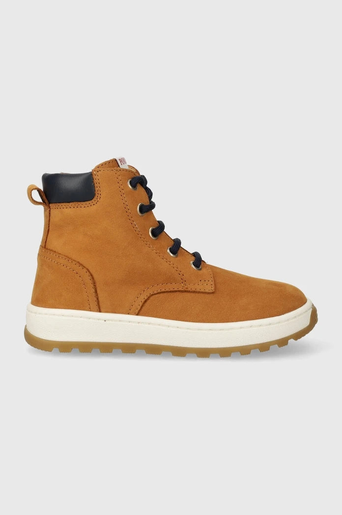 Детски половинки обувки от велур Pom D'api FLOW BOOTS