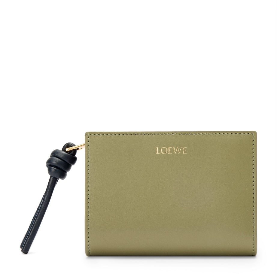 Green Leather Knot Wallet