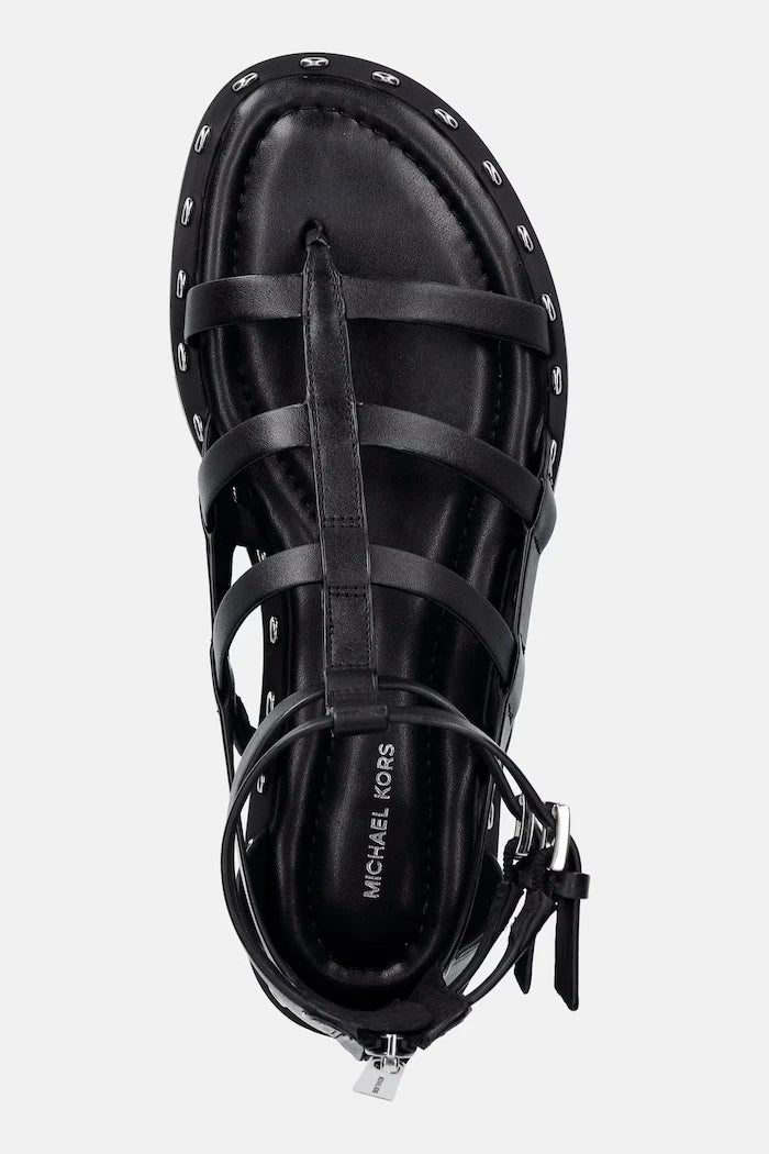 MICHAEL Michael Kors kadın deri sandalet Noa Flat Sandal