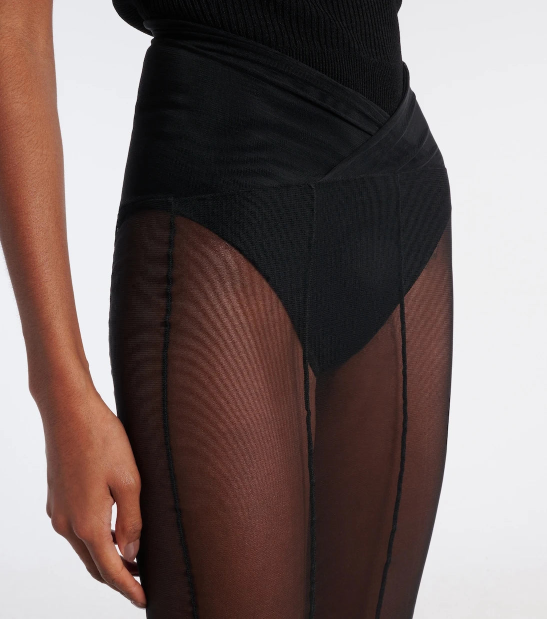 Nensi Dojaka - Mila tulle midi skirt