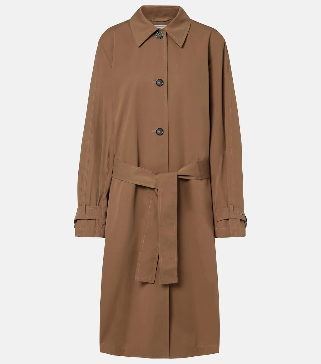 Toteme - Belted cotton trench coat