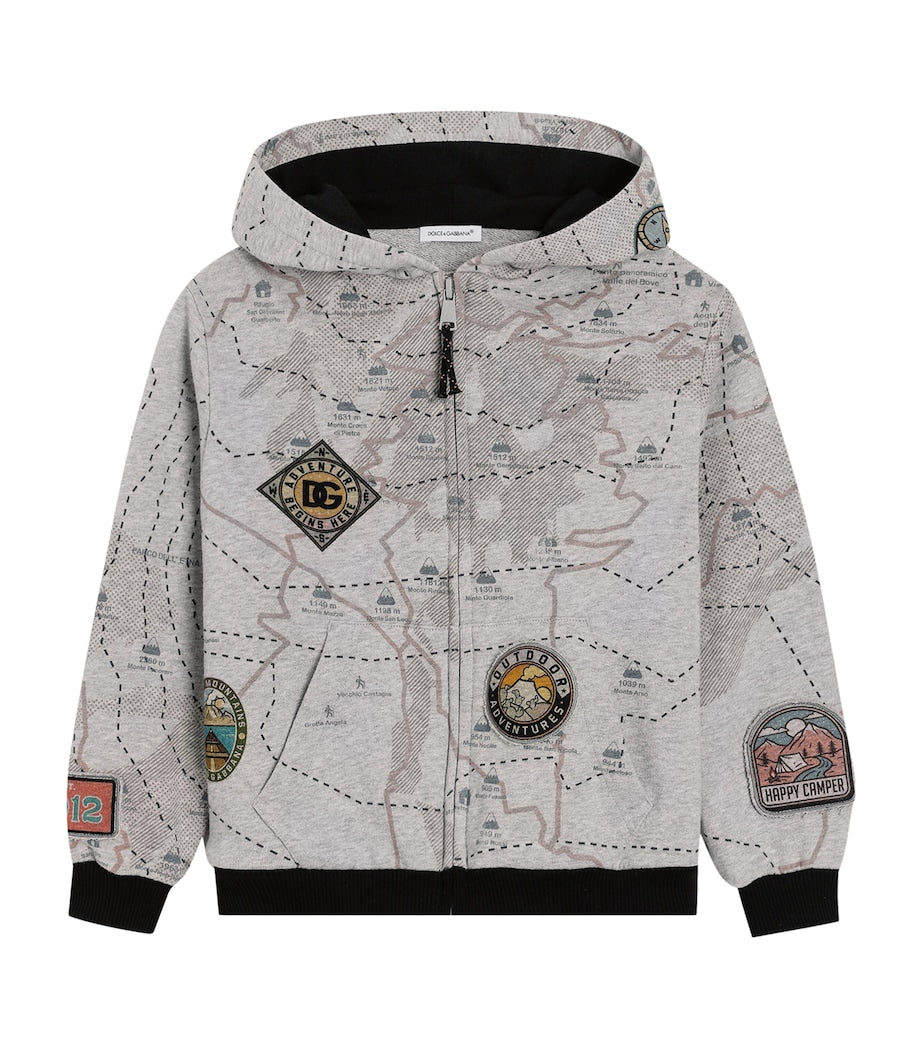 Dolce & Gabbana Kids Adventure Zip-Up Hoodie (8-13 Years)