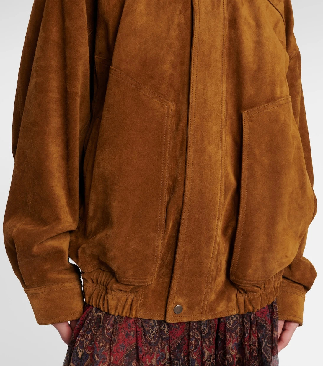 Saint Laurent - Suede bomber jacket