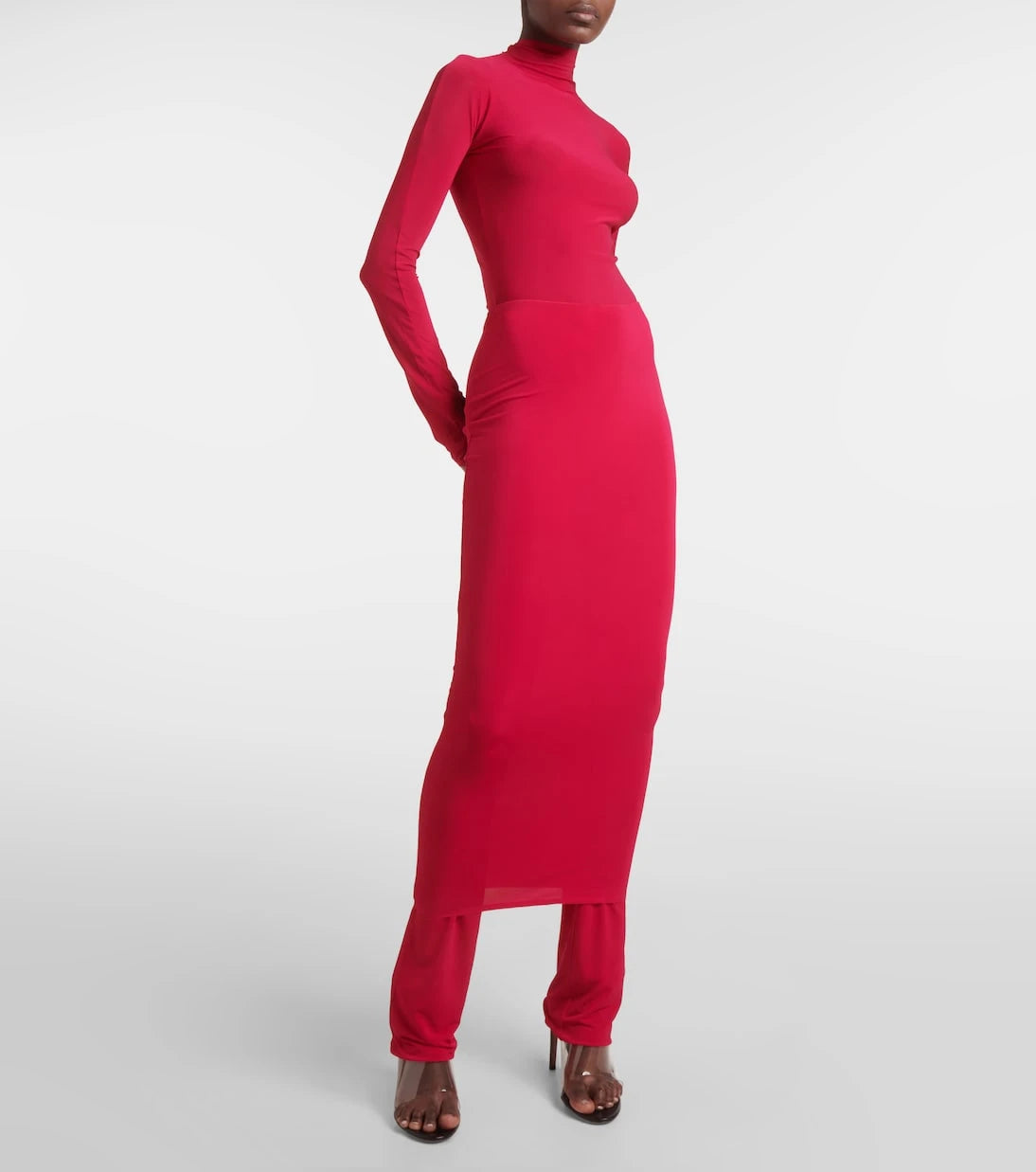 Alaïa - Turtleneck jersey bodysuit
