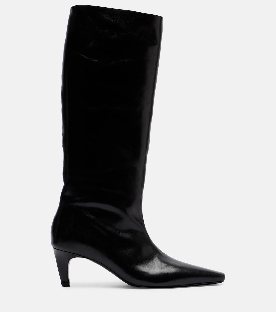 JUDE - Cave leather knee-high boots