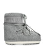 Moon Boot Grey Felt Icon Low Ankle Boots