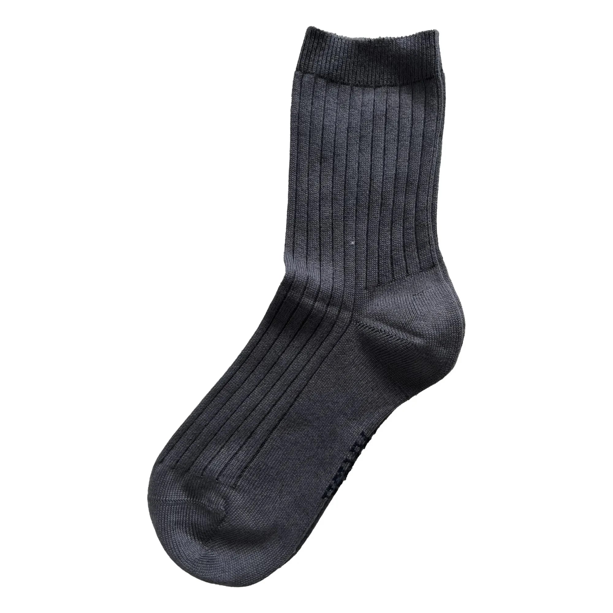 Holmm - Max Openwork Cashmere Socks | Charcoal grey