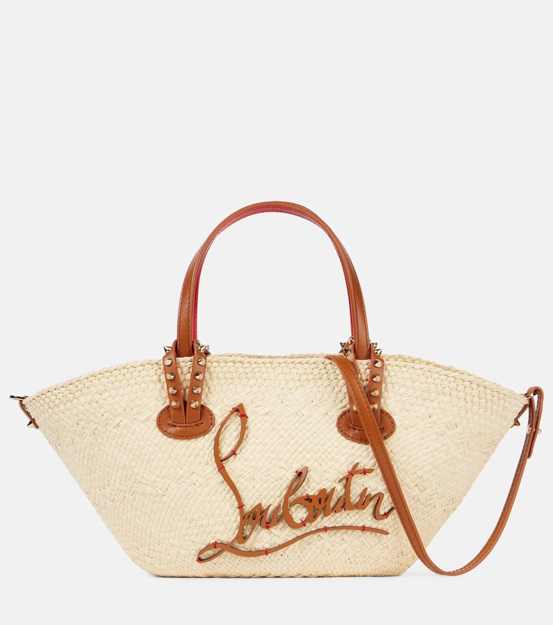 Christian Louboutin - Cabata Mini raffia basket bag