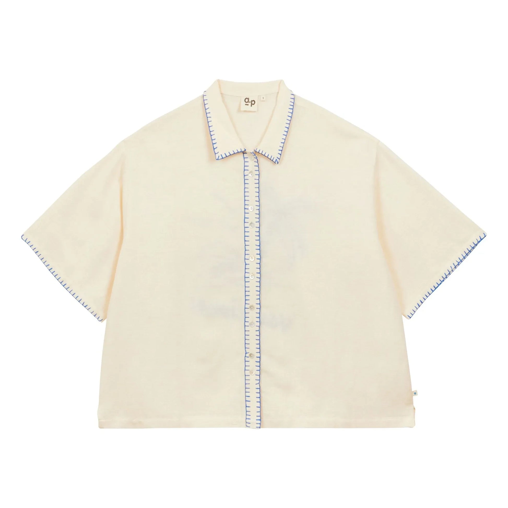 a.p - Vacaciones Cotton shirt | Ecru