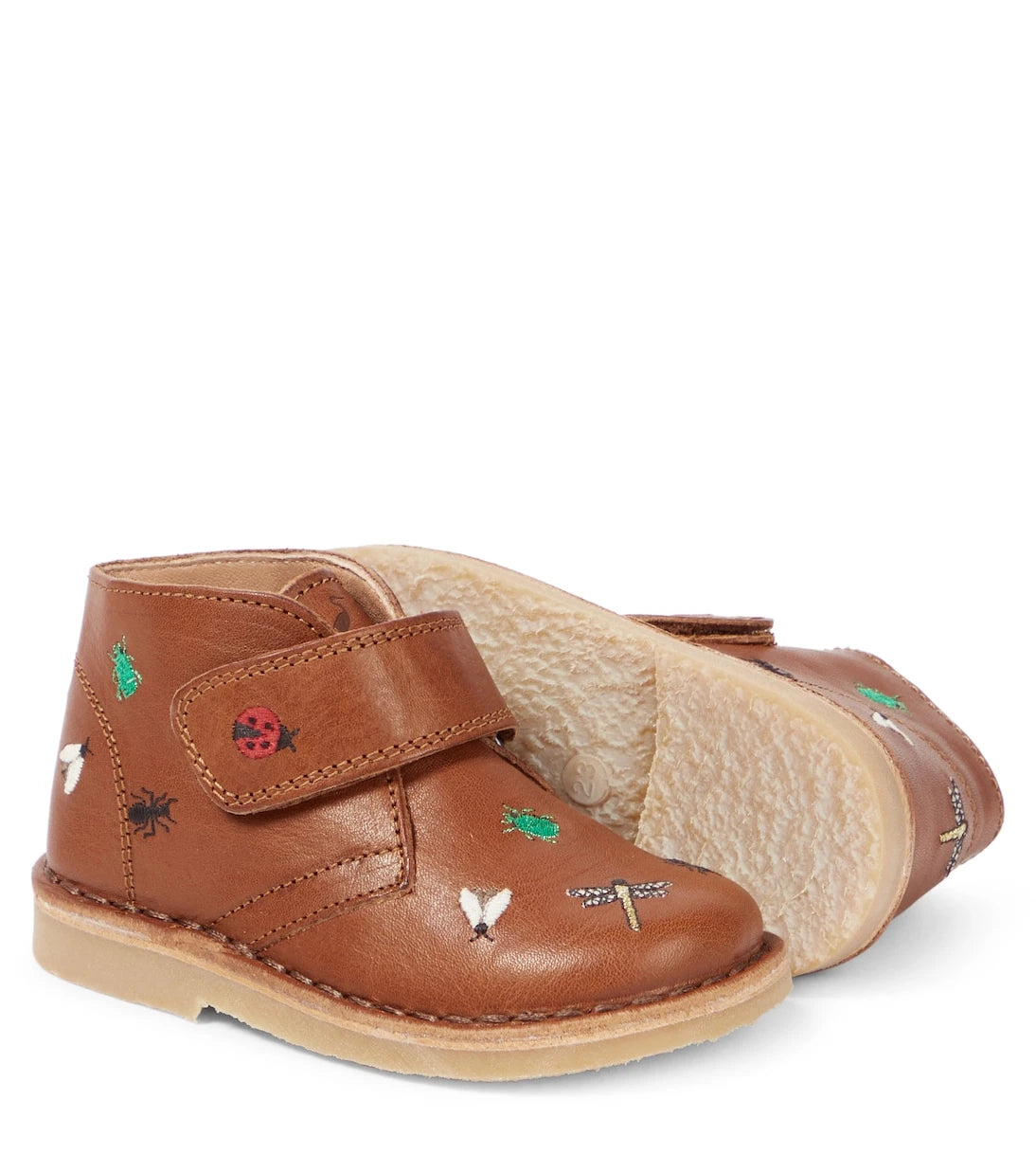 Petit Nord - Embroidered leather boots