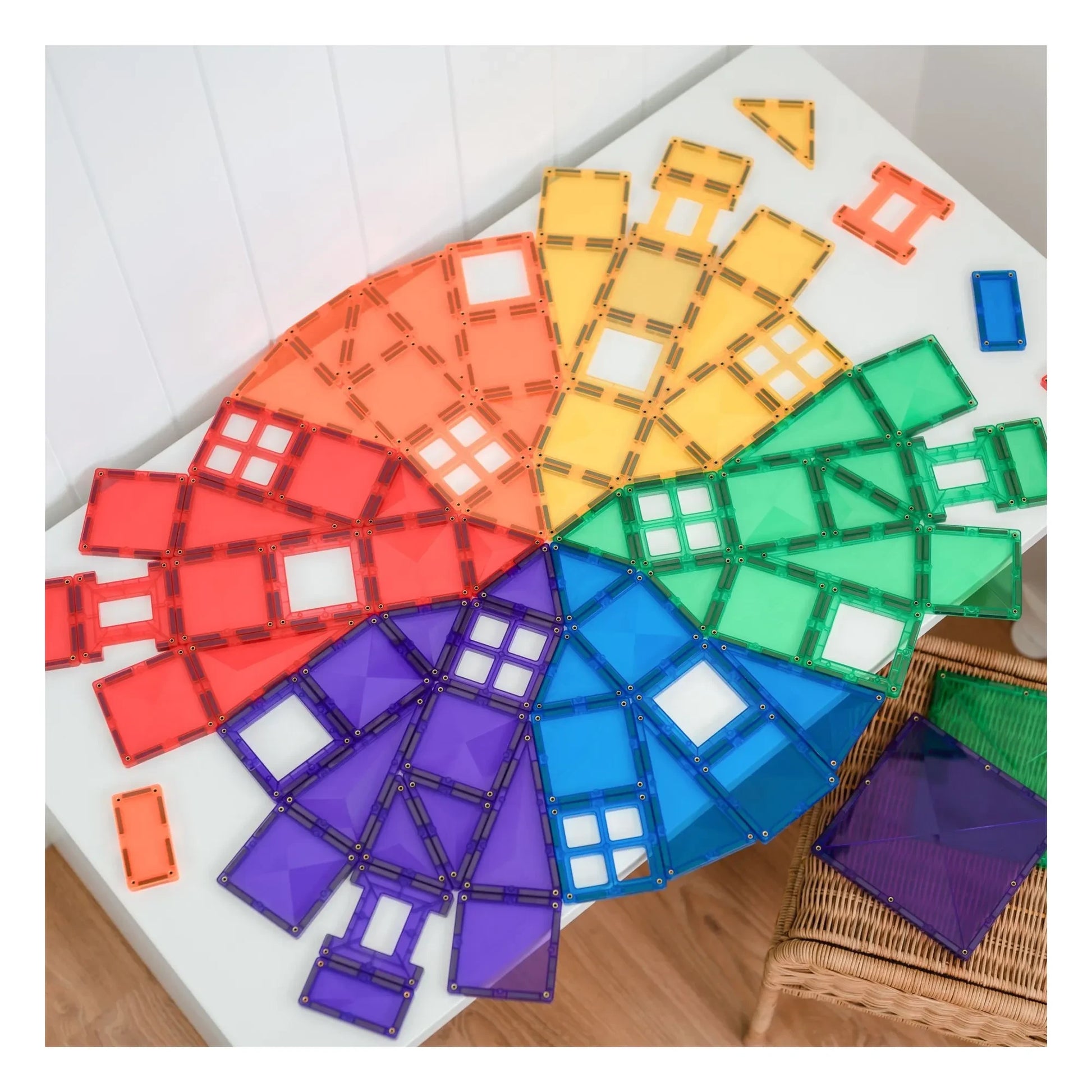 Connetix - Creative pack - 102 pieces | Rainbow