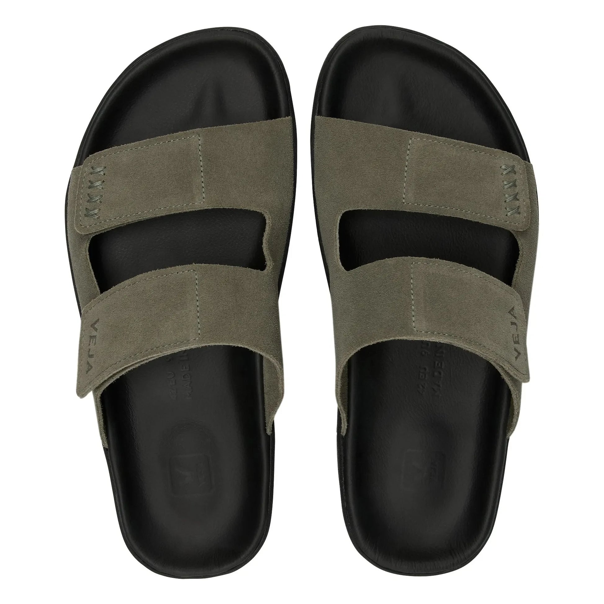 Veja - Etna Suede sandals | Khaki