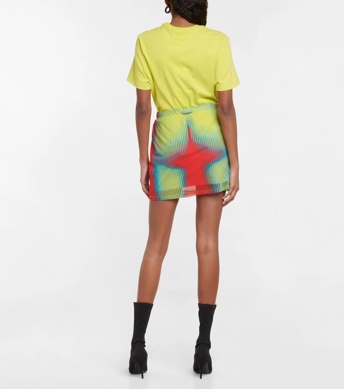 Y/Project - x Jean Paul Gaultier printed miniskirt