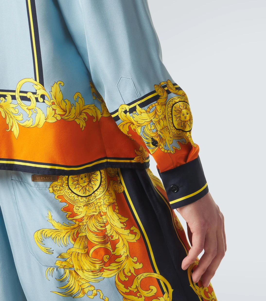 Versace - Printed silk shirt