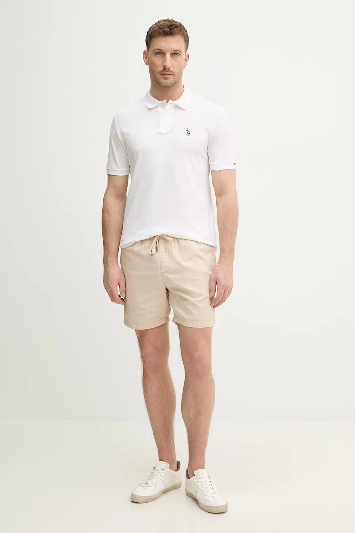 U.S. Polo Assn. Erkek Pamuklu Polo Tişört DHM PIQUE