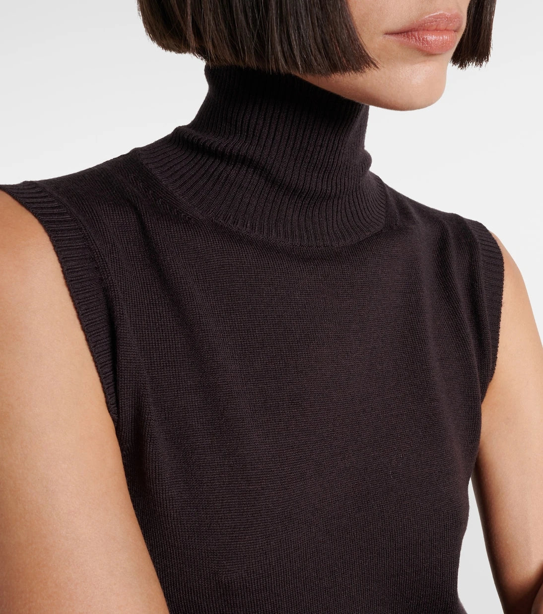 Sportmax - Vertigo knitted virgin wool top
