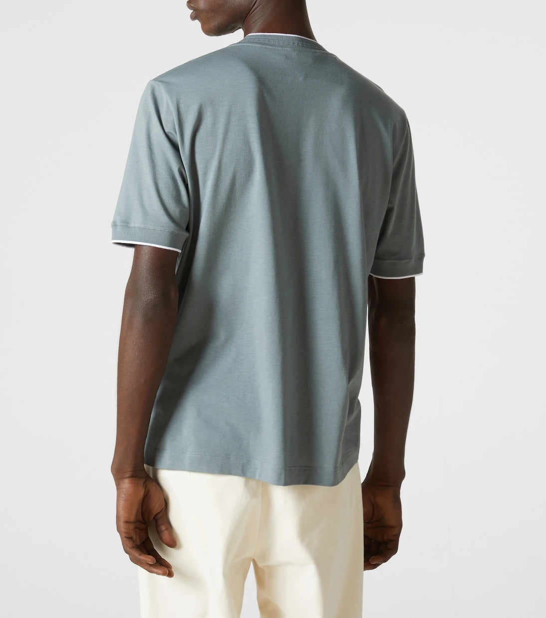 Canali - تيشيرت جيرسيه من مزيج القطن