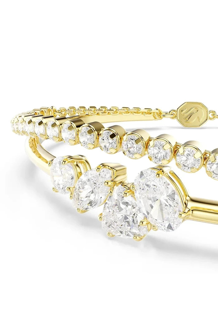 Swarovski kadın altın kaplama zirkonlu bileklik MESMERA